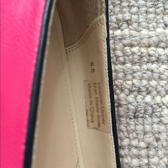 C. Wonder gorgeous pink loafers with navy trim and tassel - Picture 11 of 16